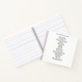 Wenn die Wörter zusammenkommen - Journal Notizblock (Innenseite)