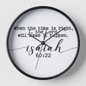 Wenn die Zeit richtig ist, Uhr (Vorderseite)