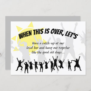 WENN DIES ÜBER LET Gerettet Datum Sperrung Einladung