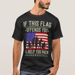 Wenn diese Flagge dich verbietet, helfe ich dir be T-Shirt