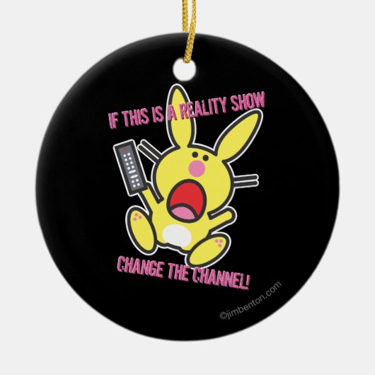 Wenn dieses eine Reality Show ist Keramikornament (Vorne)