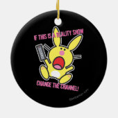 Wenn dieses eine Reality Show ist Keramikornament (Hinten)