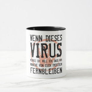 Wenn dieses Virus vorbei ist. Coronavirus Ende Tasse