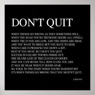 WENN DINGE FALSCH WERDEN, WIE SIE MANCHMAL WERDEN; POSTER