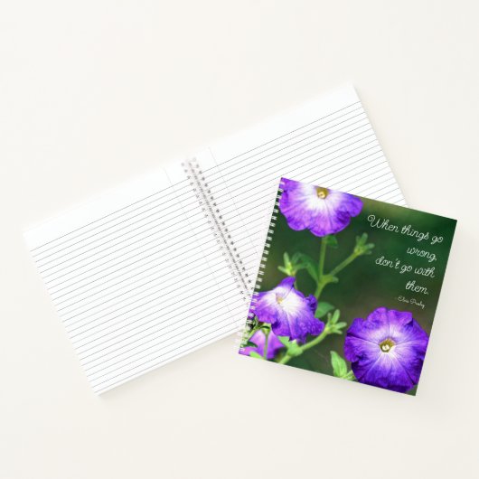 Wenn Dinge schief gehen Notebook Notizblock (Innenseite)