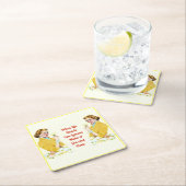 "Wenn dir das Leben die Hände tut" 6 Rechteckiger Pappuntersetzer (Vor Ort)