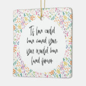 Wenn dir die Liebe Gerettet hätte.. Ich habe ewig  Keramikornament (Links)