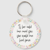 Wenn dir die Liebe Gerettet hätte.. Ich habe ewig Schlüsselanhänger (Rückseite)