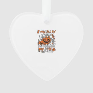 Wenn dir Halloween-Kürbisse gefallen Halloween-Ske Ornament