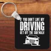 Wenn dir mein Autofahren nicht gefällt, geh aus de Schlüsselanhänger (Vorderseite)