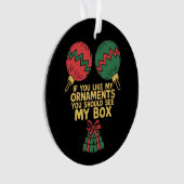 Wenn dir mein Schmuck gefällt, solltest du meine S Ornament (Vorderseite)