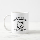 Wenn dir meine Katze nicht gefällt Kaffeetasse (Links)