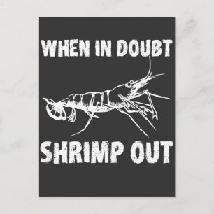 Wenn Doubt Shrimp aus Funny Jiu Jitsu Postkarte