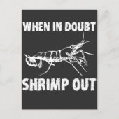 Wenn Doubt Shrimp aus Funny Jiu Jitsu Postkarte (Vorderseite)