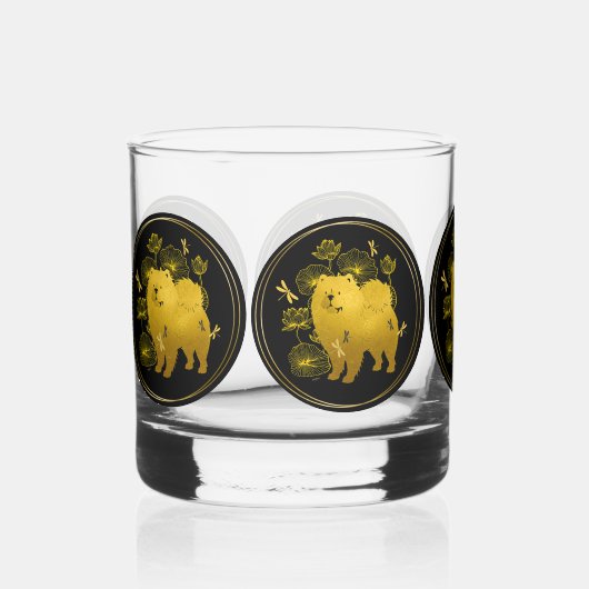 WENN DRAGONS FLIEGEN Chow rocks Glas (Vorderseite)