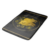 WENN DRAGONS FLY Chow Badematte (Schrägansicht)