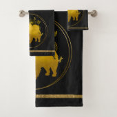 WENN DRAGONS FLY Chow Badhandtuch Set (Insitu)