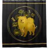 WENN DRAGONS FLY Chow Duschvorhang (Vorderseite)