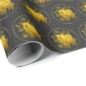 WENN DRAGONS FLY Chow Geschenkpapier (Rolleneckpunkt)