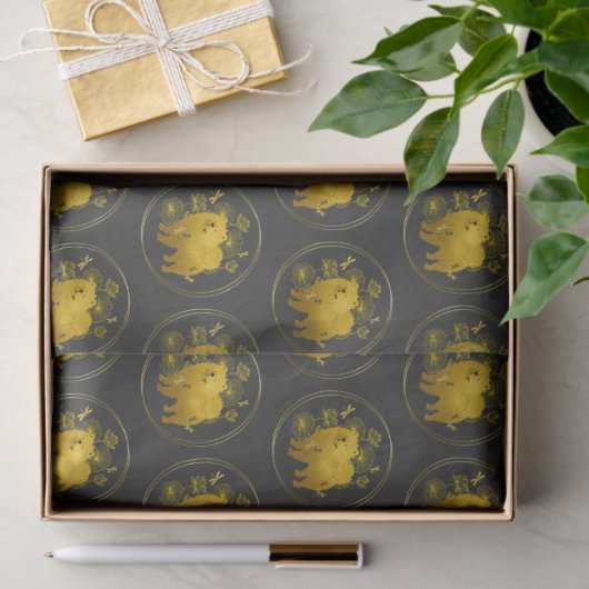 WENN DRAGONS FLY Chow Seidenpapier (Geschenk)