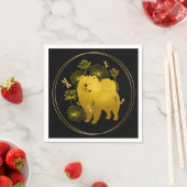 WENN DRAGONS FLY Chow Serviette (Beispiel)