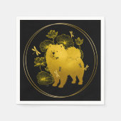 WENN DRAGONS FLY Chow Serviette (Vorderseite)