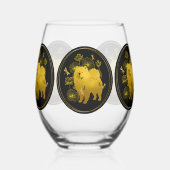 WENN DRAGONS FLY Chow stemless wine glass Weinglas Ohne Stiel (Links)