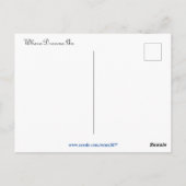 Wenn du auf die Sterne willst Postkarte (Rückseite)