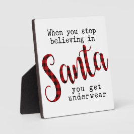 Wenn du aufhörst an den Weihnachtsmann zu glauben, Fotoplatte