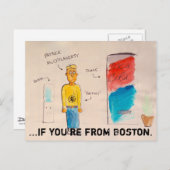 Wenn du aus der Boston-Postkarte kommst Postkarte (Vorne/Hinten)