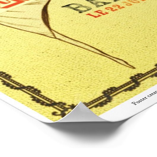 Wenn du Ballet Poster spielst (Ecke)