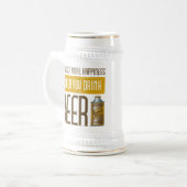 Wenn du Bier trinkst Bierglas (Vorderseite Links)