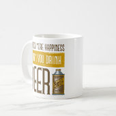 Wenn du Bier trinkst Kaffeetasse (Vorderseite Links)