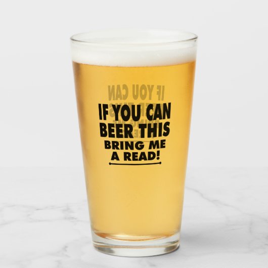 Wenn du das kannst, dann bringe mir ein Lied Glas (Vorne (Gefüllt))