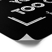 Wenn du das lesen kannst, bist du zu Nah. Poster (Ecke)