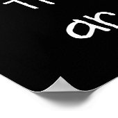 Wenn du das lesen kannst, danke einem Lehrer Poster (Ecke)