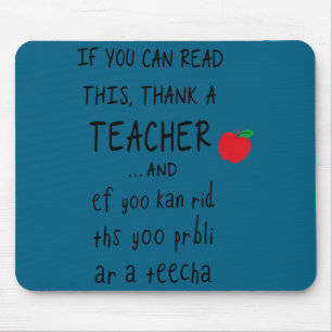 Wenn du das lesen kannst, danke einem Lehrer und E Mousepad
