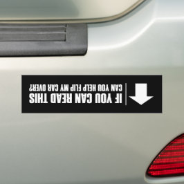 Wenn du das lesen kannst, hilf mir bitte mein Auto Autoaufkleber