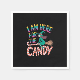 Wenn du das liest, ist sie dumm geworden Halloween Serviette