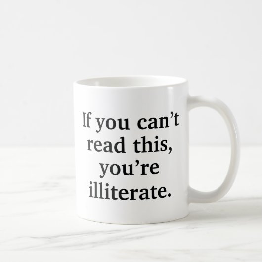 Wenn du das nicht lesen kannst kaffeetasse (Rechts)