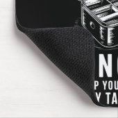 Wenn du deine Finger schätzt Lustige Angelköder-Bo Mousepad (Ecke)
