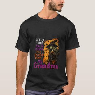 Wenn du denkst, ich bin Halloween Witz Witz Joke M T-Shirt