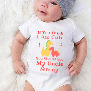 Wenn du denkst, ich bin Niedlich, solltest du mein Baby Strampler