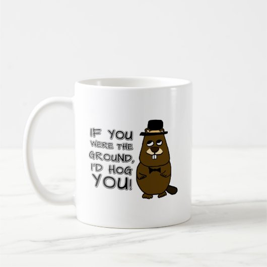 Wenn du der Boden wärest, würde ich dich hassen! Kaffeetasse (Links)