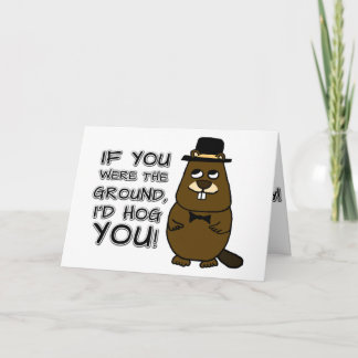 Wenn du der Boden wärest, würde ich dich hassen! Karte