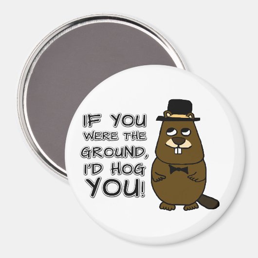 Wenn du der Boden wärest, würde ich dich hassen! Magnet (Vorderseite/Rückseite)