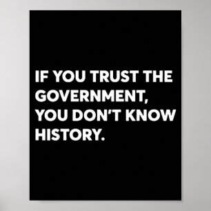 Wenn du der Regierung vertraust, kennst du die Ges Poster