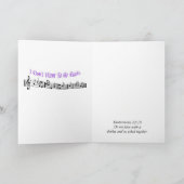 Wenn du dich liebst, irrst du dich karte (Innenseite)