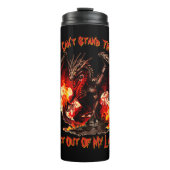 Wenn du die Hitze nicht aushalten kannst, raus aus Thermosbecher (Vorderseite)