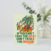 Wenn du die Hitze nicht nehmen kannst Postkarte (Stehend Vorderseite)